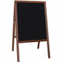 Flipside Stained Black Chalkboard Easel - Stained Black Surface - Hardwood Frame - Rectangle Product Image 