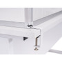 MasterVision Desktop Divider Glass Barrier - Aluminum - (BVCGL07219101) Product Image 