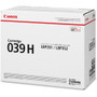 Canon 039H Original High Yield Laser Toner Cartridge - Black - 1 Each Product Image 