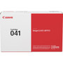 Canon 041 Original Standard Yield Laser Toner Cartridge - Black - 1 Each Product Image 