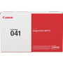 Canon 041 Original Standard Yield Laser Toner Cartridge - Black - 1 Each Product Image 