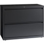 Lorell Fortress Series Lateral File - 36" Width x 18.6" Depth x 28.1" Height - 2 x Drawer(s) - Legal, Letter, A4 - Lateral - Rust Proof, Leveling Glide, Interlocking Product Image 