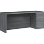 HON 10500 H105903R Pedestal Credenza - 29.5" Height x 72" Width x 24" Depth - 2 x File Drawer(s)Right Side - Finish: Sterling Ash - (HON105903RLS1) Product Image 
