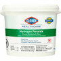 Clorox Healthcare Hydrogen Peroxide Cleaner Disinfectant Wipes - 11" Length x 12" Width - Bleach-free, Antibacterial - White - 185/Tub - (CLO30826BD) Product Image 