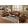Lorell Accession Reception Sofa - 34.5" x 75" x 31.1" Overall Dimension Product Image 