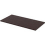Lorell Training Tabletop - Espresso Rectangle, Laminated Top - Adjustable Height - 48" Table Top Length x 24" Table Top Width x 1" Table Top Thickness - Assembly Required Product Image 