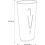 Alba Umbrella Holder - 12.2" Height x 10.2" Width x 10.2" Depth - (ABAPMRAINYM) Product Image 