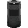 Rubbermaid Commercial Heavy-gauge Steel Receptacle - 25 gal Capacity - 35.5" Height x 18" Width - Steel, Plastic - Black Product Image 