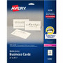 Avery 2" x 3.5" Ivory Business Cards, Sure Feed Technology, Laser, 250 Cards (5376) - 79 Brightness - A4 - 8 1/2" x 11" - 80 lb Basis Weight - 216 g/m² Grammage Product Image 