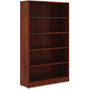 Lorell Laminate Bookcase - x 0.8" Thickness Shelf, 60" Height x 36" Width x 12" Depth - (LLR99788) Product Image 