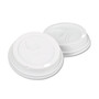 Dixie Dome Drink-Thru Lids, Fits 10 oz to 16 oz PerfecTouch; 12 oz to 20 oz WiseSize Cup, White, 50/Pack (DXE9542500DXPK) View Product Image