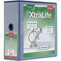 Cardinal Xtralife ClearVue Locking Slant-D Binder - 5" Binder Capacity - Letter - 8 1/2" x 11" Sheet Size - 1100 Sheet Capacity - 4 3/8" Spine Width - (CRD26352) Product Image 