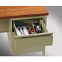 Lorell Fortress Series Right-Pedestal Return - Rectangle Top - (LLR60920) Product Image 