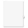 Avery Preprinted Legal Exhibit Side Tab Index Dividers, Avery Style, 26-Tab, Q, 11 x 8.5, White, 25/Pack, (1417) View Product Image