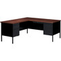 Lorell Fortress Series Left-Pedestal Return - Rectangle Top - (LLR60924) Product Image 