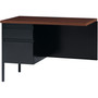Lorell Fortress Series Left-Pedestal Return - Rectangle Top - (LLR60924) Product Image 