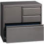Lorell 30" Personal Storage Center Lateral File - 30" Width x 18.6" Depth x 28" Height - (LLR60934) Product Image 