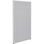Lorell Panel System Partition Fabric Panel - 30.5" Width x 60" Height - Steel Frame - Gray Product Image 