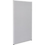 Lorell Panel System Partition Fabric Panel - 30.5" Width x 60" Height - Steel Frame - Gray Product Image 