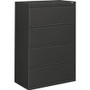 HON Brigade 800 H884 Lateral File - 53.3" Height x 36" Width x 18" Depth - 4 - Finish: Charcoal Product Image 