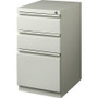 Lorell 20" Box/Box/File Mobile File Cabinet with Full-Width Pull - 15" Width x 20" Depth x 27.7" Height - (LLR49522) Product Image 
