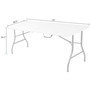 Cosco 6 foot Centerfold Blow Molded Folding Table - Rectangle Top - (CSC14678WSP1) Product Image 