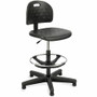 Safco Soft Tough Economy Workbench Drafting Chair - Black Seat Color - Foam, Polyurethane Seat Material - Foam Back Material - 5-star Base - Black Product Image 