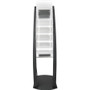 Deflecto Contemporary Floor Display - 6 Compartment(s) - (DEF693104) Product Image 