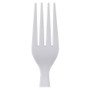 Dixie Plastic Cutlery, Heavyweight Forks, White, 1,000/Carton DXEFH217 (DXEFH217) View Product Image