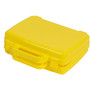 Deflecto Antimicrobial Storage Case Yellow - External Dimensions: 8.6" Width x 10.2" Depth x 2.7" Height - (DEF39506YEL) Product Image 