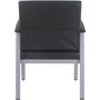 Lorell Mid-Back Healthcare Guest Chair - Vinyl Seat Material - (LLR67012) Product Image 