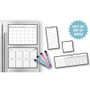 Teacher Created Resources Black & White Dry-Erase Magnetic Calendar Set - Black, White - (TCR77407) Product Image 