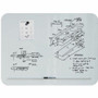 U Brands Magnetic Glass Frameless Dry-Erase Board - 48" (4 ft) Width x 36" (3 ft) Height - (UBR4849U0001) Product Image 