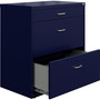 NuSparc Pencil Drawer Lateral File - 30" Width x 17.6" Depth x 31.7" Height - (NPRLF318BBNY) Product Image 