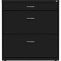NuSparc Pencil Drawer Lateral File - 30" Width x 17.6" Depth x 31.7" Height - (NPRLF318BBBK) Product Image 