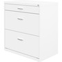 NuSparc Pencil Drawer Lateral File - 30" Width x 17.6" Depth x 31.7" Height - (NPRLF318BBWE) Product Image 