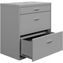 NuSparc Pencil Drawer Lateral File - 30" Width x 17.6" Depth x 31.7" Height - 2 x Drawer(s) for File, Pencil - (NPRLF318BBSR) Product Image 