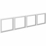 Lorell Desk-Mount Hutch Frosted Glass Door - Finish: Frost - For Hutch - (LLR59712) Product Image 