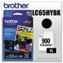 Brother LC65HYBK Innobella High-Yield Ink, 900 Page-Yield, Black View Product Image