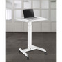 Kantek Mobile Height-Adjustable Compact Sit-Stand Desk - Rectangle Top - (KTKSTS300W) Product Image 