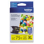 Brother LC75Y Innobella High-Yield Ink, 600 Page-Yield, Yellow View Product Image
