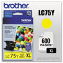 Brother LC75Y Innobella High-Yield Ink, 600 Page-Yield, Yellow View Product Image