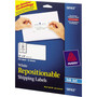 Avery Repositionable Address Labels w/Sure Feed, Inkjet/Laser, 2 x 4, White, 250/Box View Product Image