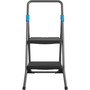 Cosco Steel 2-Step Folding Step Stool - 2 Step - (CSC11829GGB) Product Image 