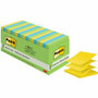 Post-it Dispenser Notes - Floral Fantasy Color Collection - 1800 - 3" Flag/Note Width x 3" Flag/Note Length - Square - 100 Sheets per Pad Product Image 