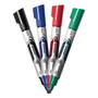 BIC Intensity Advanced Dry Erase Marker, Tank-Style, Broad Chisel Tip, Assorted Colors, 4/Pack (BICGELITP41AST) View Product Image