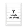 Avery Printable 4" x 6" - Permanent File Folder Labels, 0.69 x 3.44, White, 7/Sheet, 36 Sheets/Pack, (5204) View Product Image