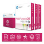HP Papers MultiPurpose20 Paper, 96 Bright, 20 lb Bond Weight, 8.5 x 11, White, 500 Sheets/Ream, 3 Reams/Carton (HEW112530) View Product Image