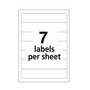 Avery Printable 4" x 6" - Permanent File Folder Labels, 0.69 x 3.44, White, 7/Sheet, 36 Sheets/Pack, (5209) View Product Image