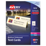 Avery Tent Cards, Embossed, 2-1/2"x8-1/2", 100/PK, Ivory (AVE5914) View Product Image